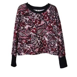 Joie Caleigh Floral Print Oversized Sweatshirt, XL